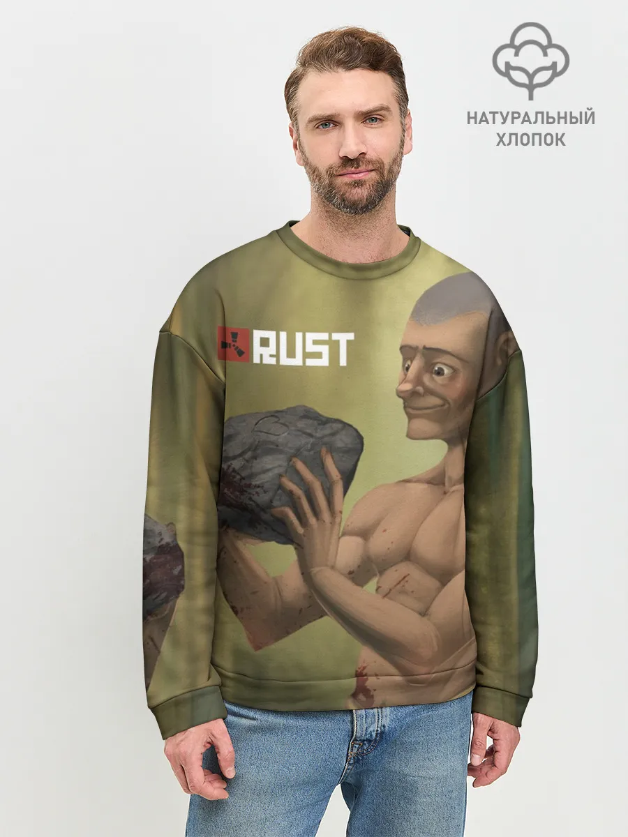 Мужской свитшот базовый / Rust
