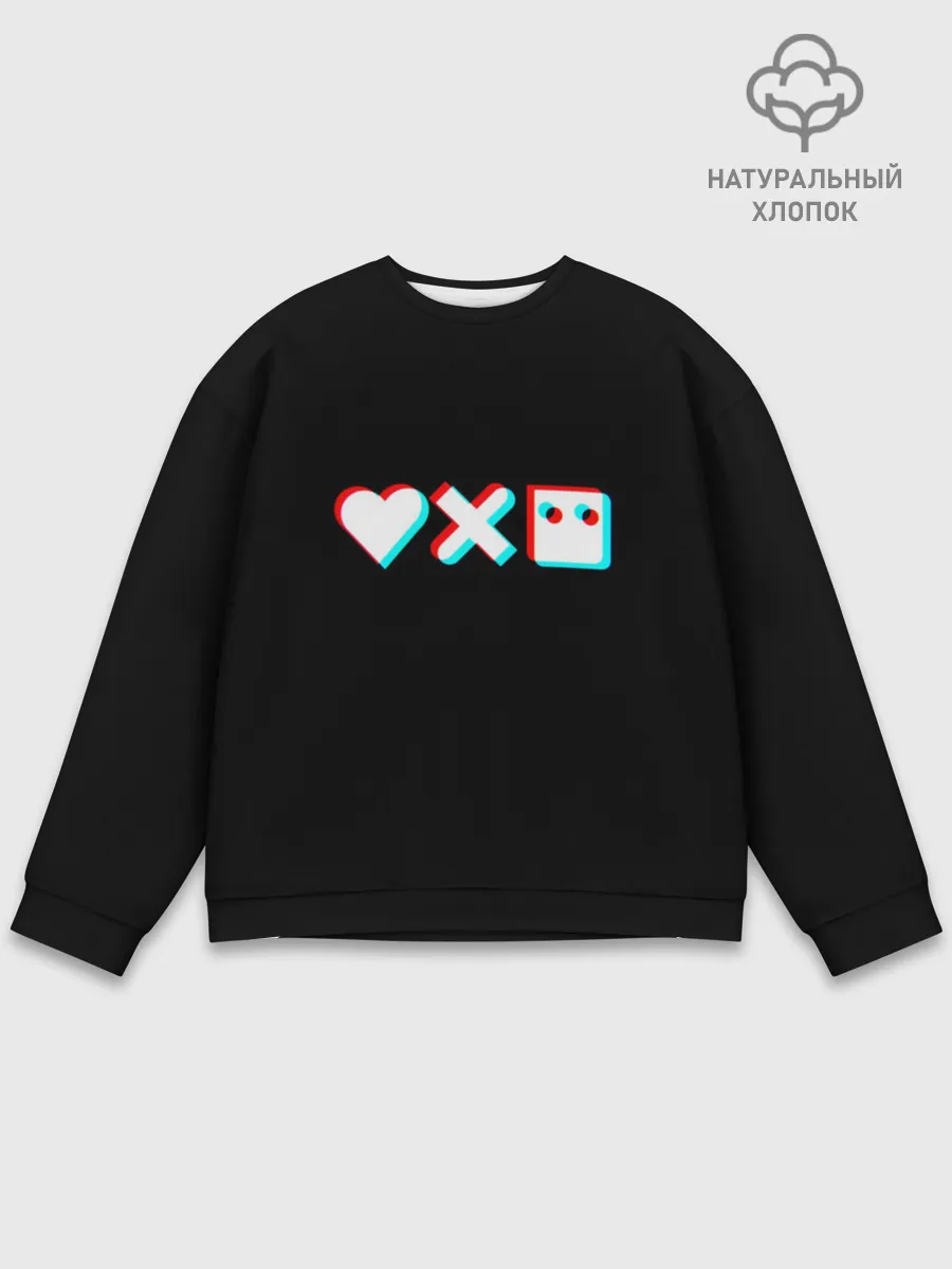 Мужской свитшот базовый / Любовь, смерть и роботы