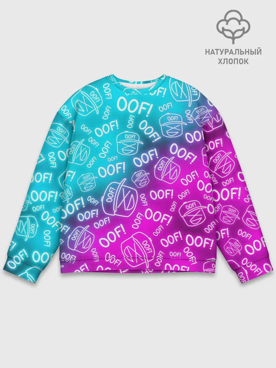 Мужской свитшот базовый / OOF ROBLOX