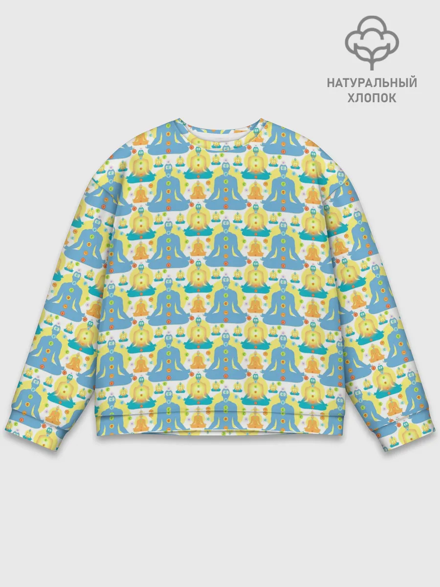 Мужской свитшот базовый / Медитация