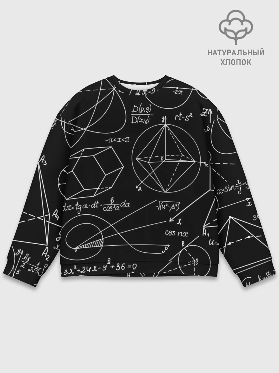Мужской свитшот базовый / Геометрия
