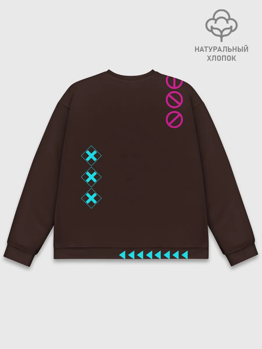 Мужской свитшот базовый / Киберпанк