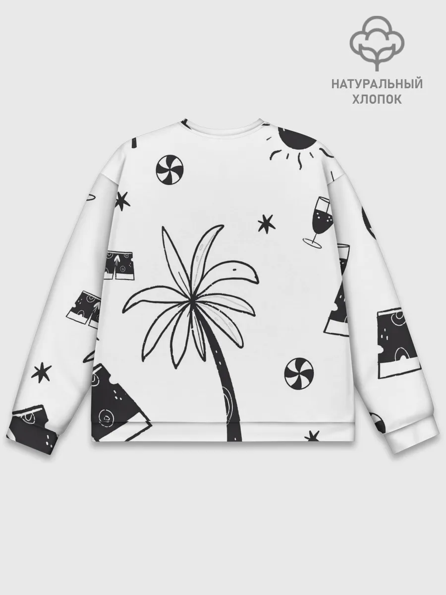Мужской свитшот базовый / Летние вайбы