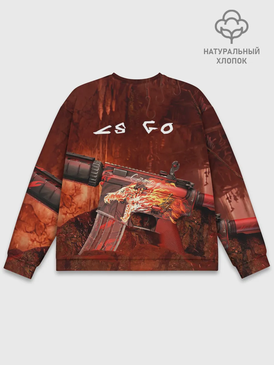 Мужской свитшот базовый / CS GO M4A4 HOWI