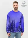 Мужской свитшот базовый / Зимний лес