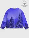Мужской свитшот базовый / Зимний лес