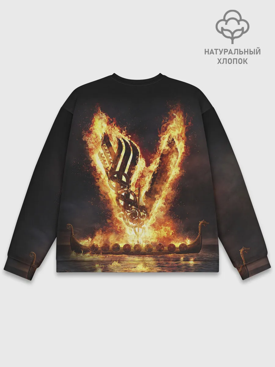 Мужской свитшот базовый / ВИКИНГИ | VIKINGS | V