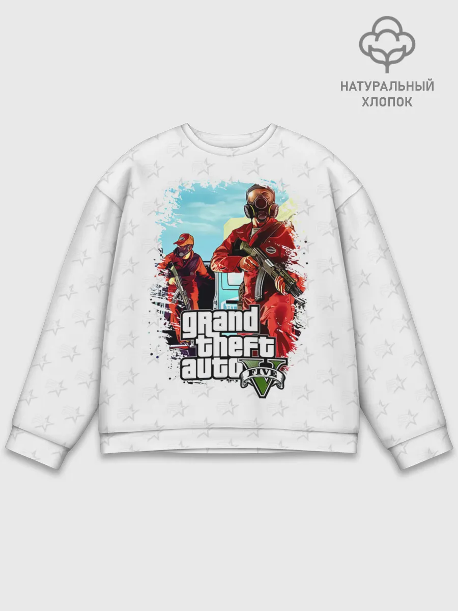 Мужской свитшот базовый / Grand Theft Auto ограбление