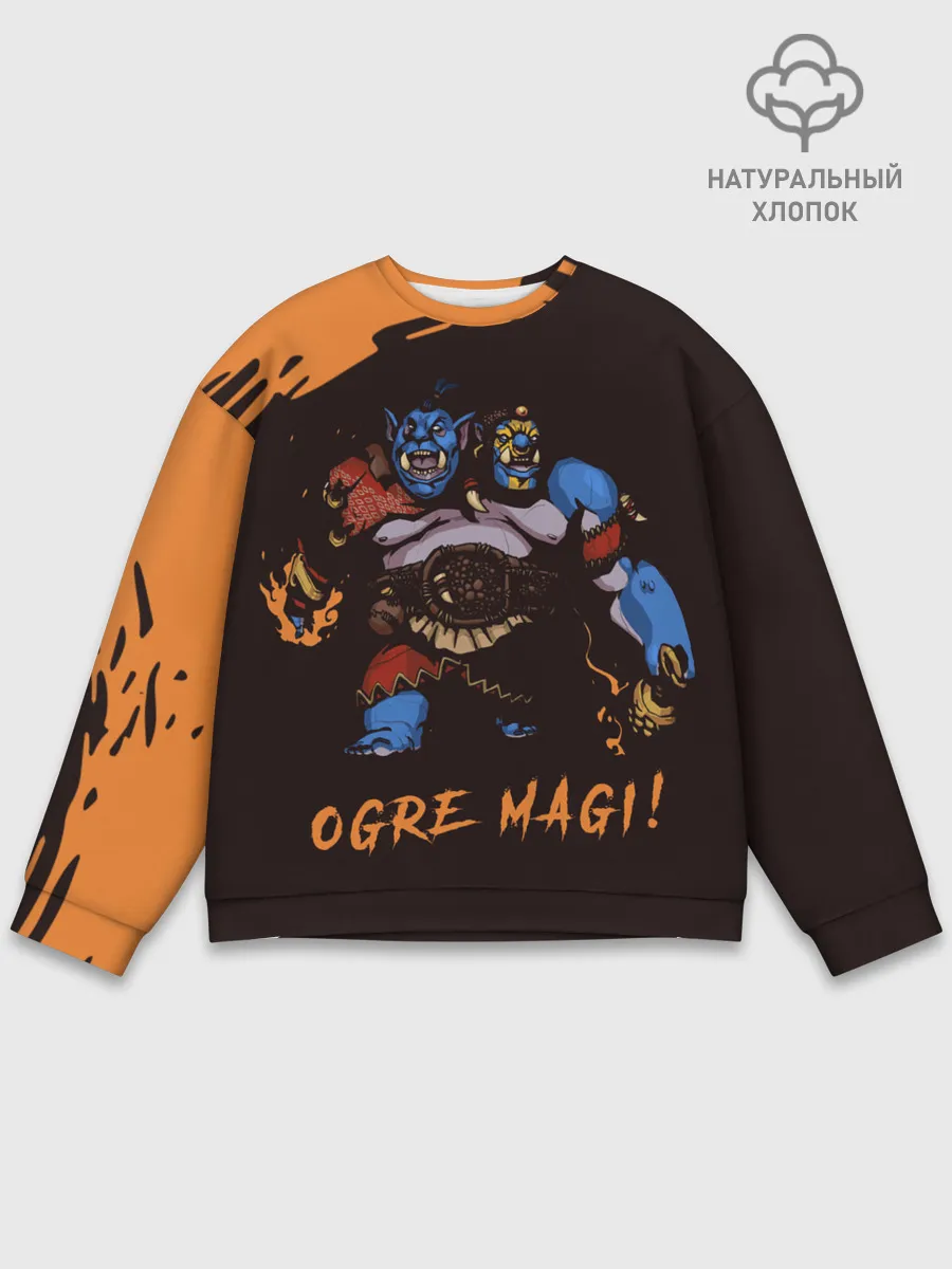 Мужской свитшот базовый / Огр | Dota 2