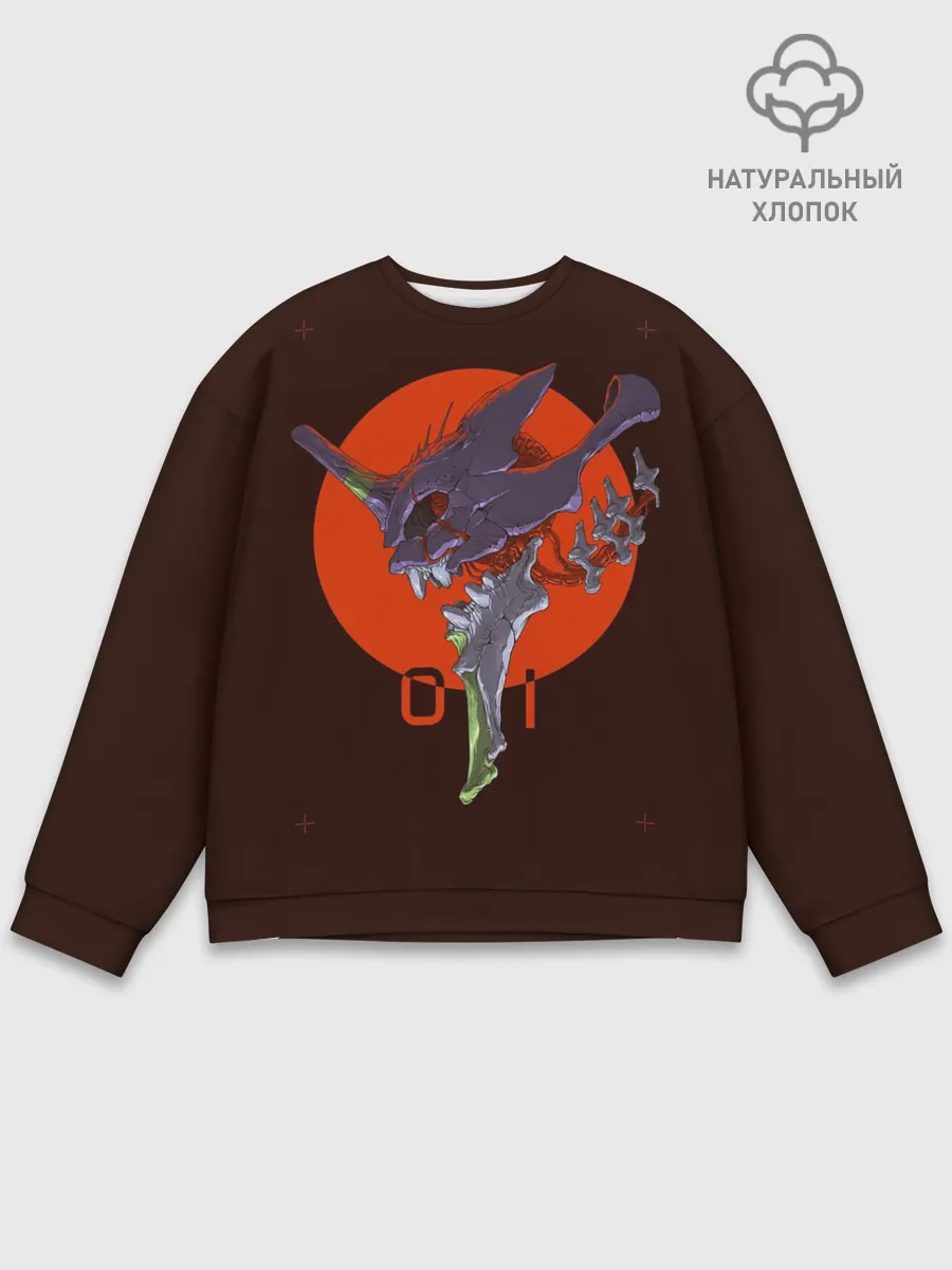 Мужской свитшот базовый / евангелион