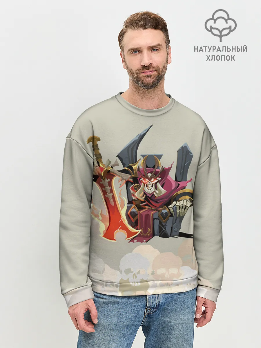Мужской свитшот базовый / Король | Dota 2