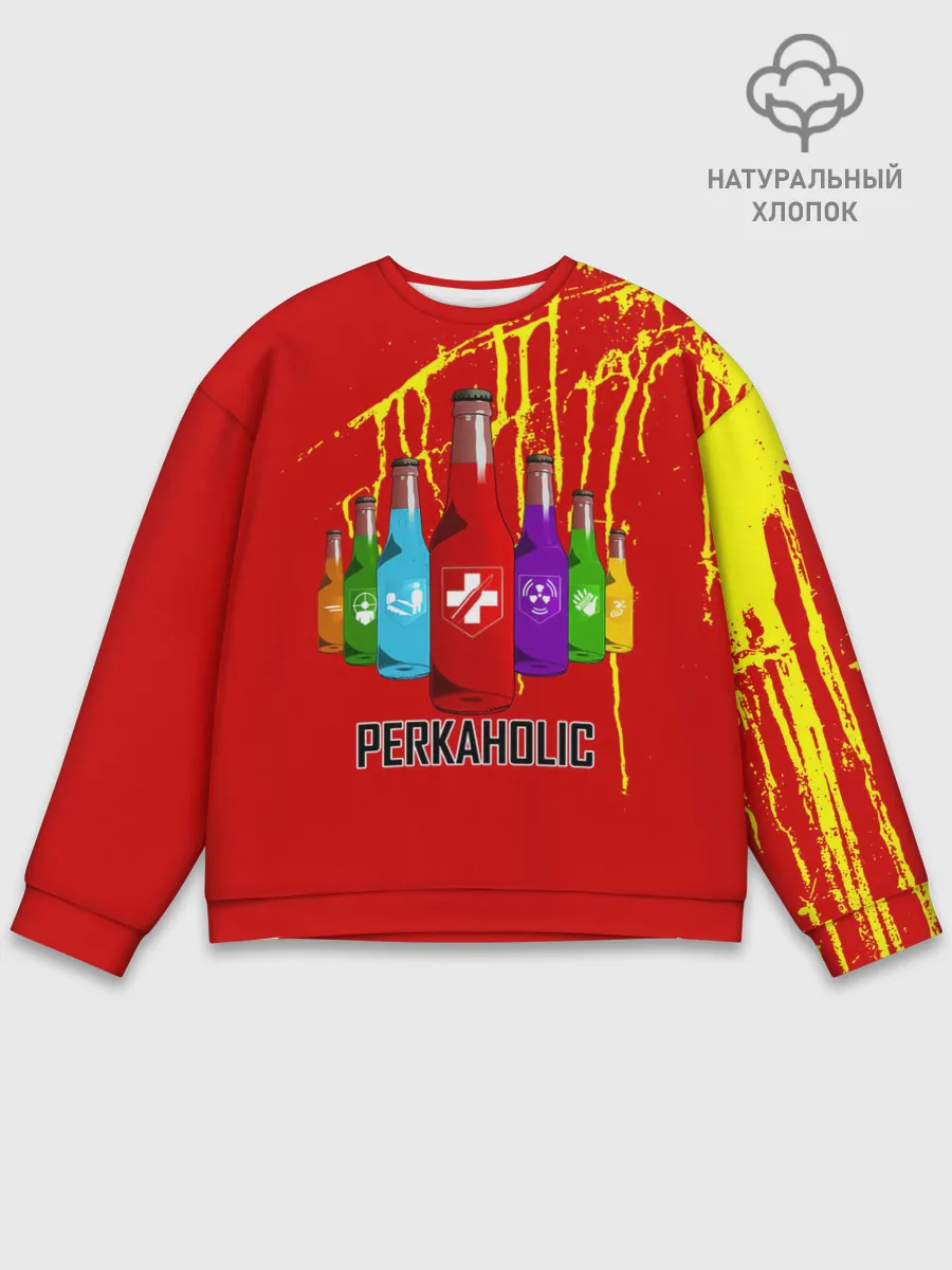 Мужской свитшот базовый / PERKAHOLIC