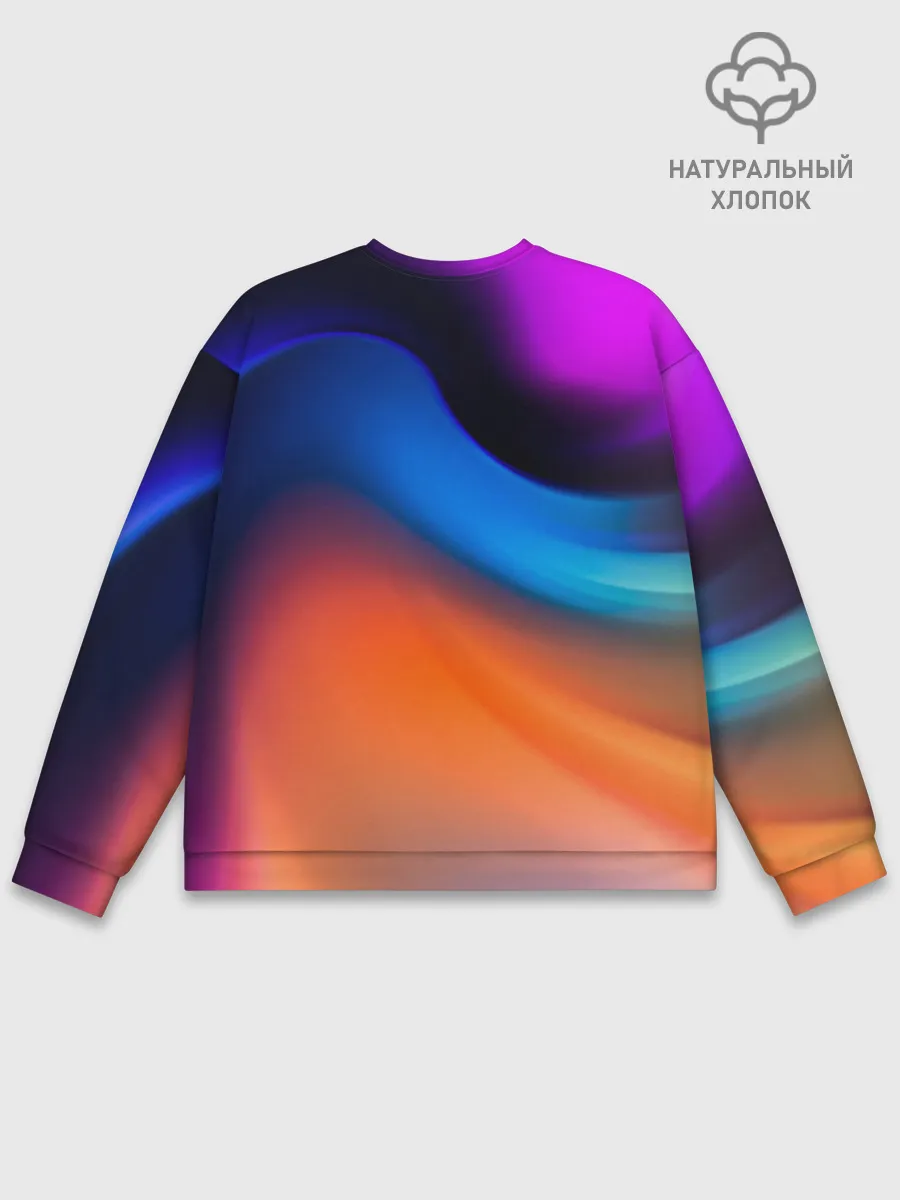 Мужской свитшот базовый / Цветной шум