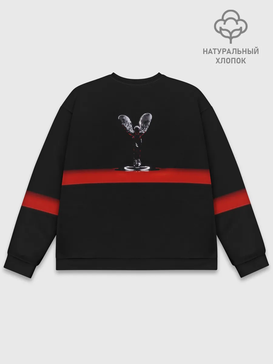 Мужской свитшот базовый / Темный Ролс-Ройс