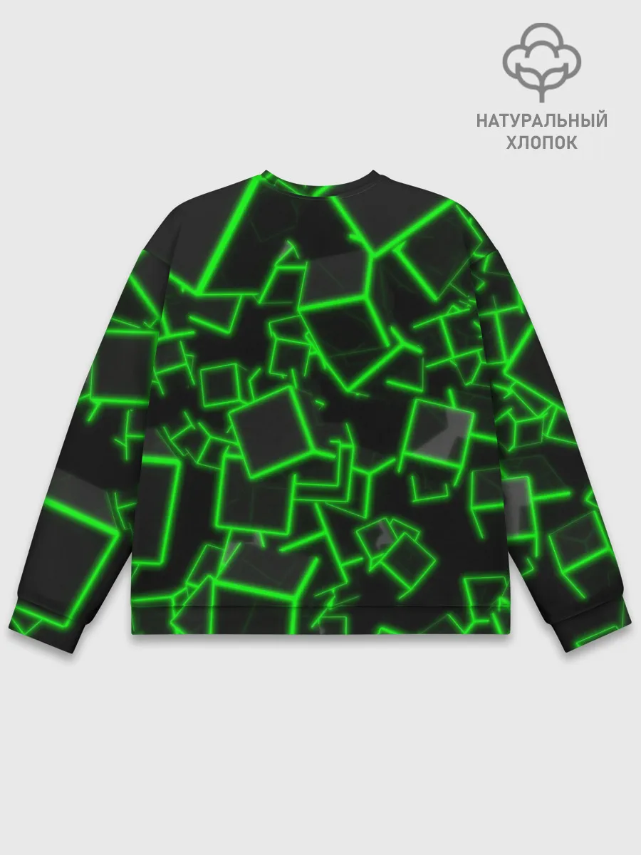 Мужской свитшот базовый / Cyber cube