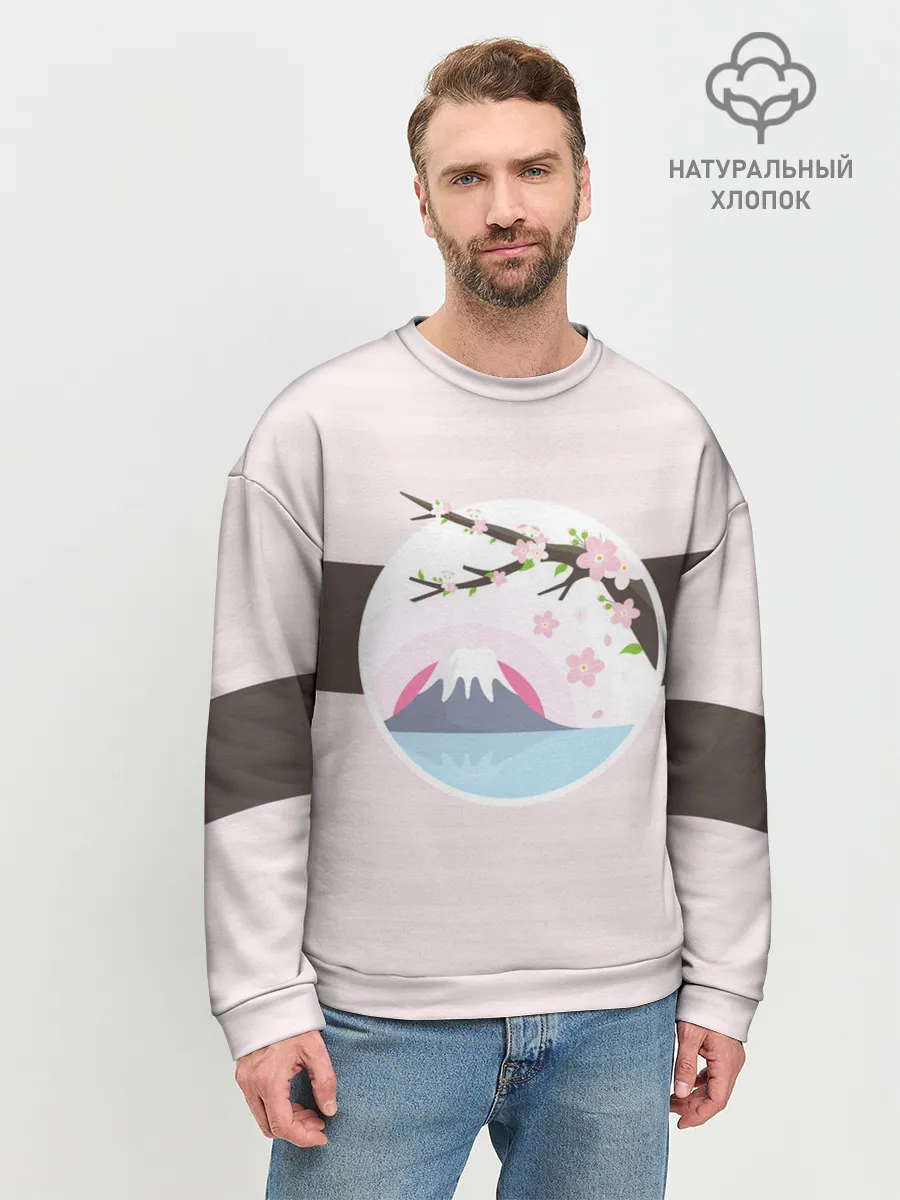 Мужской свитшот базовый / Сакура | Sakura