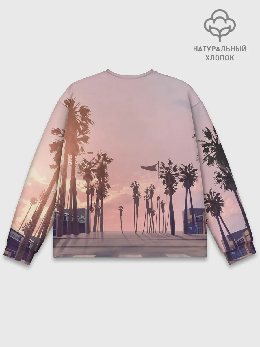 Мужской свитшот базовый / Grand Theft Auto V девушка