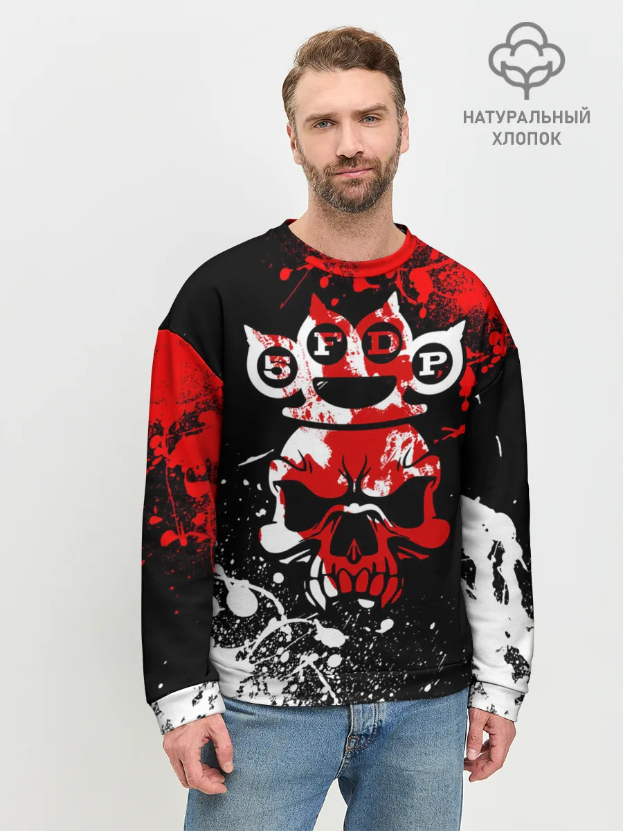 Мужской свитшот базовый / Five Finger Death Punch [8]