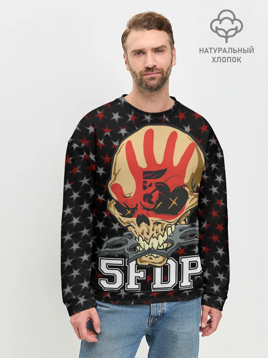 Мужской свитшот базовый / Five Finger Death Punch [3]