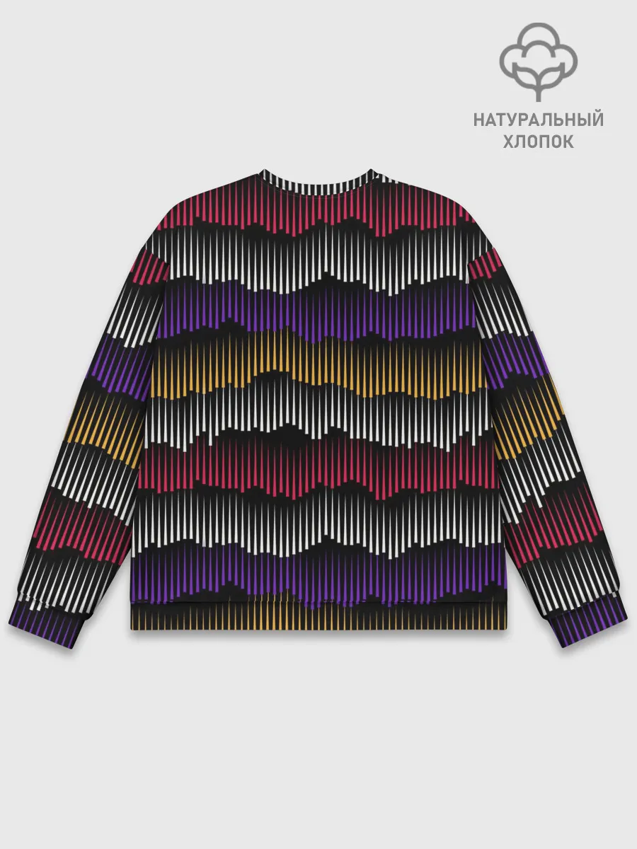 Мужской свитшот базовый / Волны