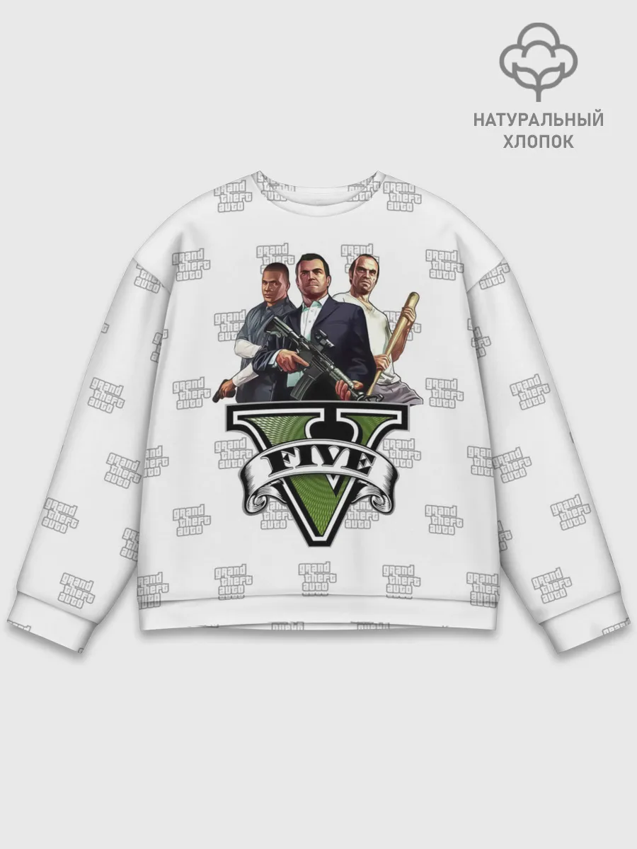 Мужской свитшот базовый / Grand Theft Auto FIVE