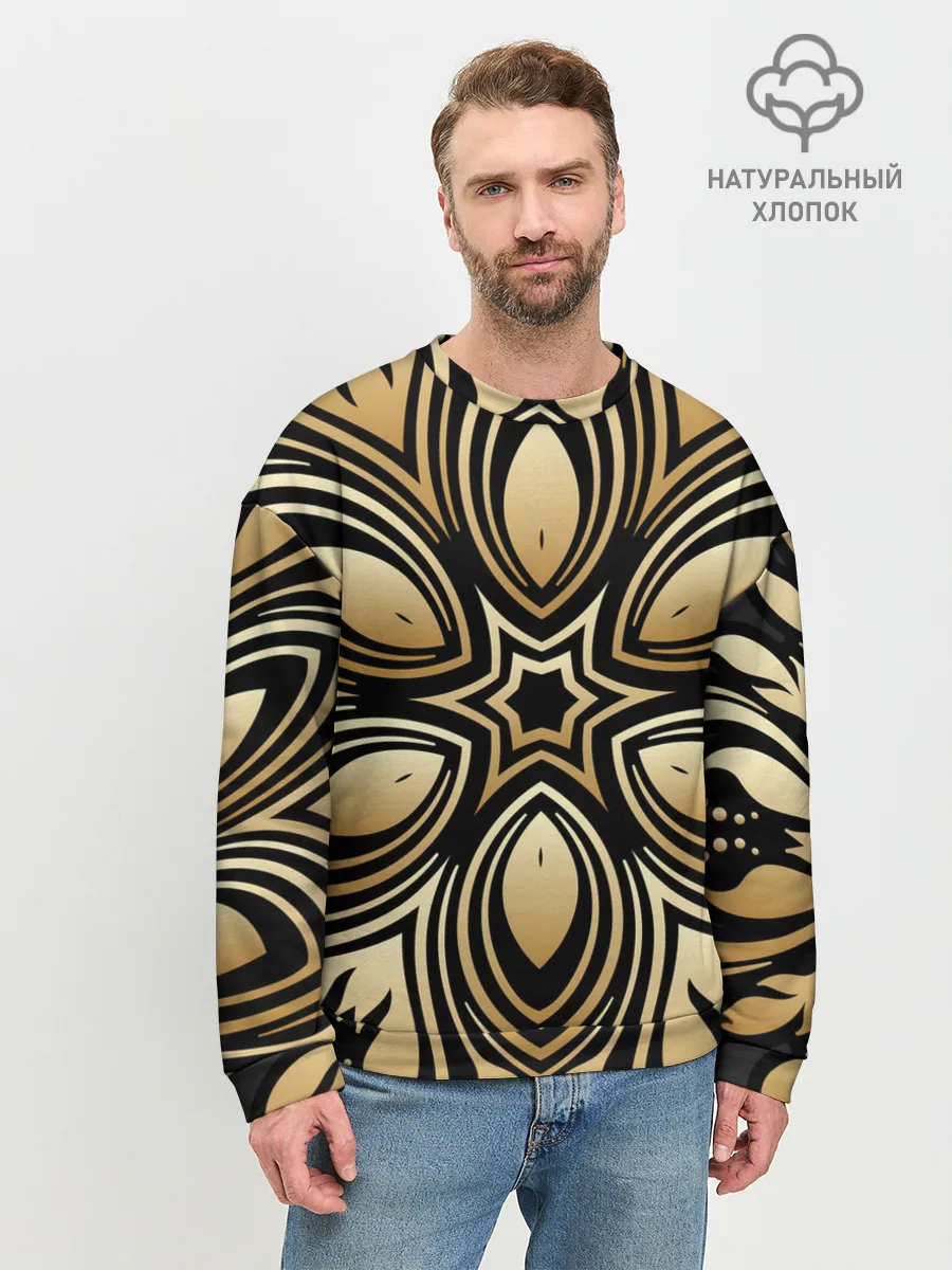 Мужской свитшот базовый / золото