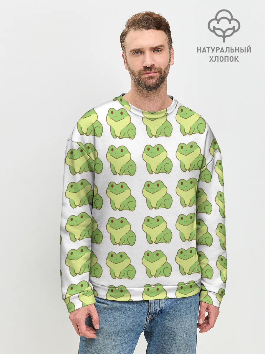 Мужской свитшот базовый / лягушки