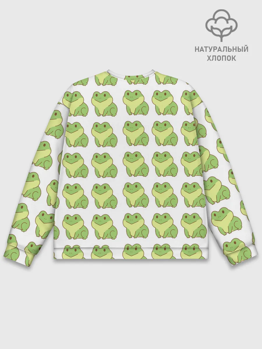 Мужской свитшот базовый / лягушки