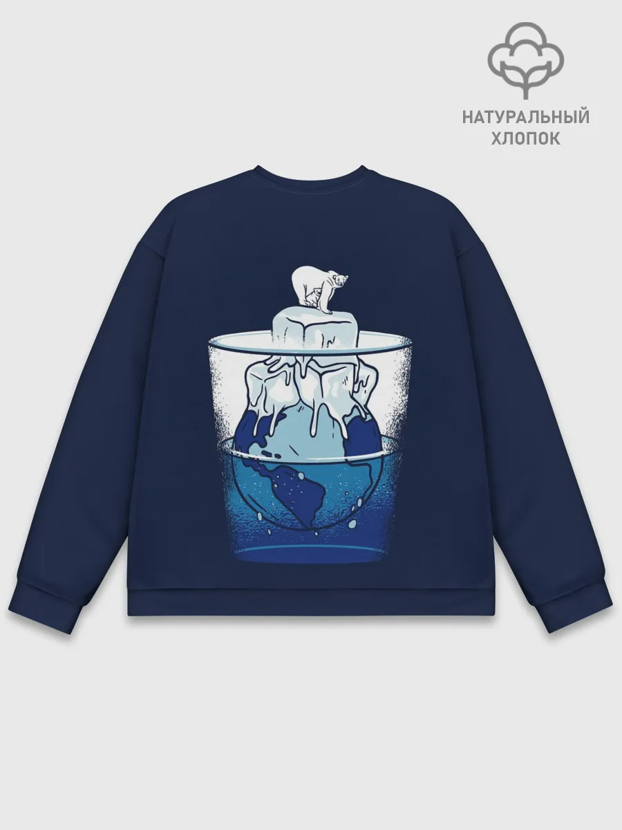 Мужской свитшот базовый / Polar Ice Bear