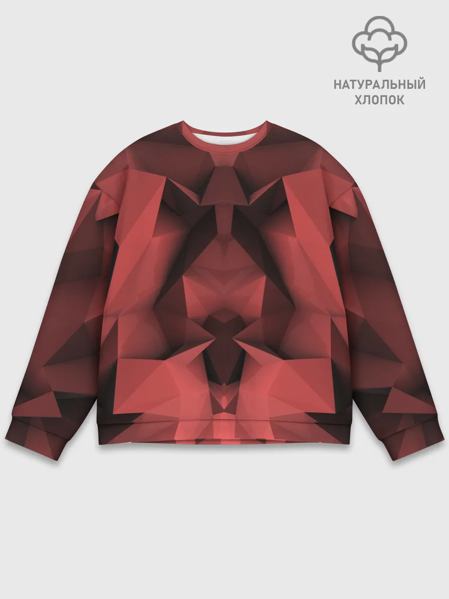 Мужской свитшот базовый / Геометрическая Абстракция