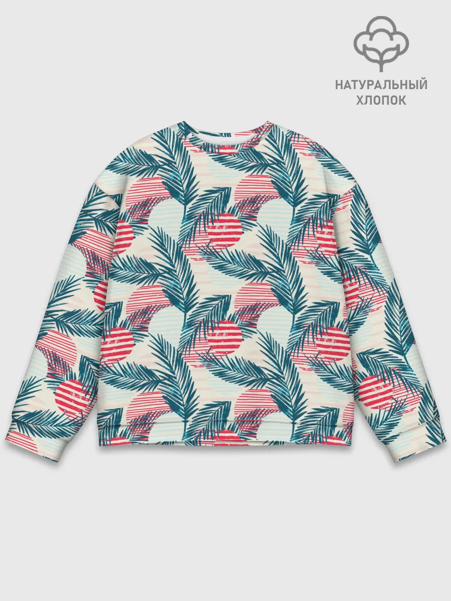 Мужской свитшот базовый / Ретро арт