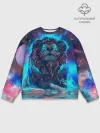 Мужской свитшот базовый / Galaxy Lion
