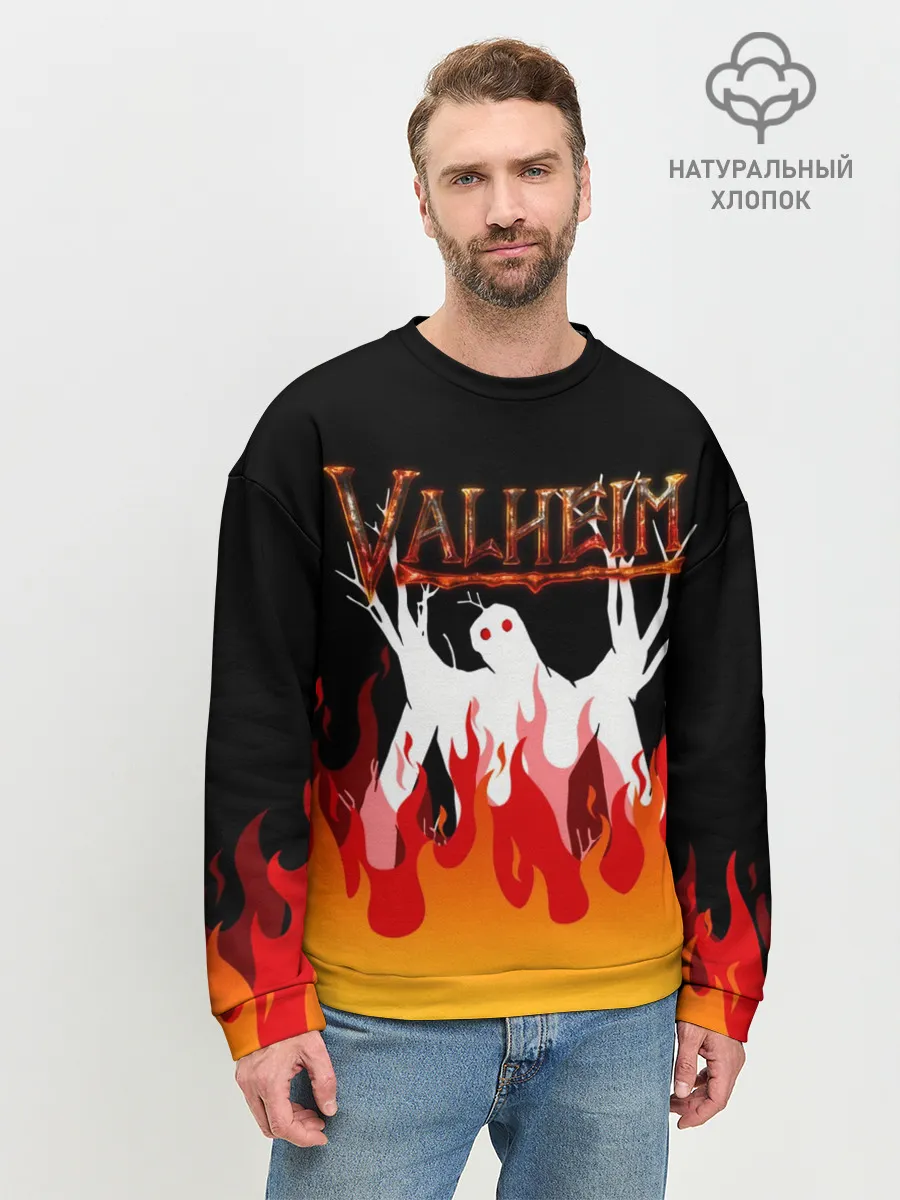 Мужской свитшот базовый / VALHEIM