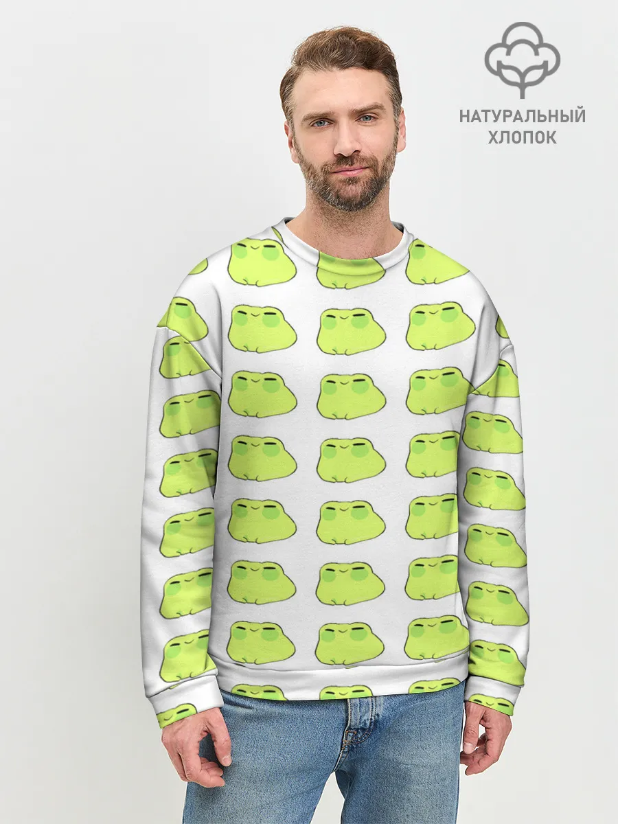 Мужской свитшот базовый / лягушечки