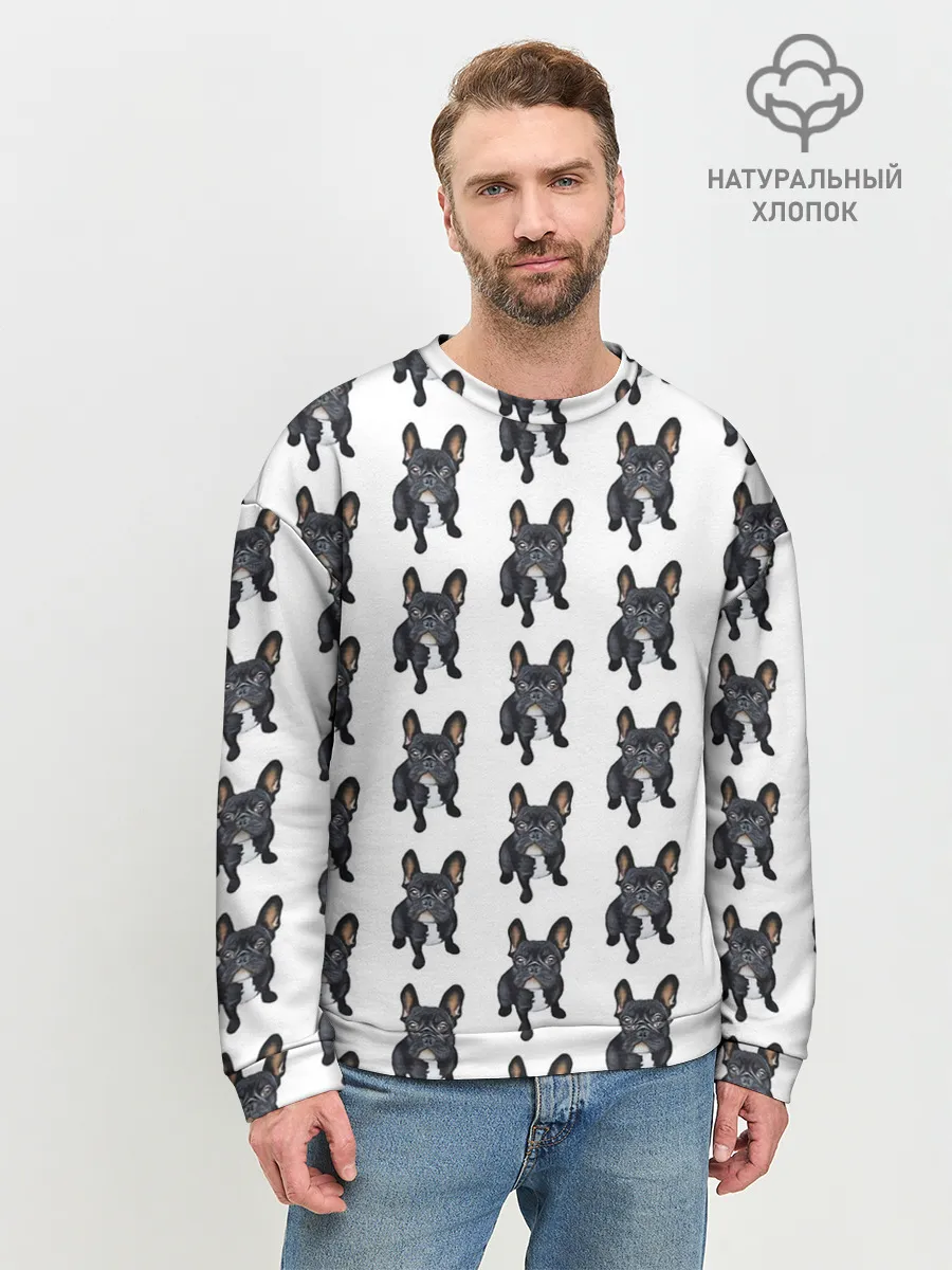 Мужской свитшот базовый / Бульдожки
