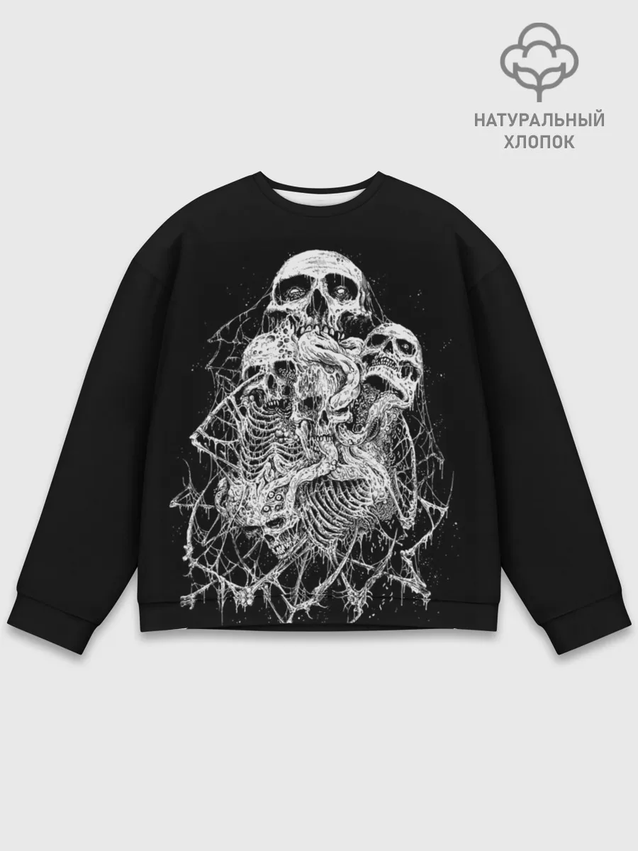 Мужской свитшот базовый / ЧЕРЕПА