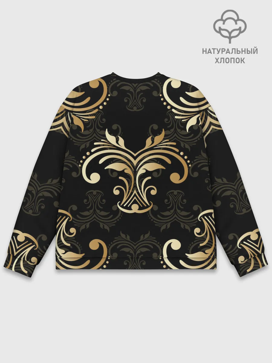 Мужской свитшот базовый / Черное золото