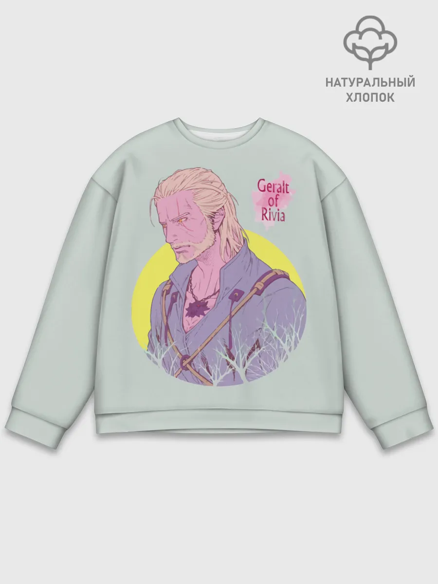 Мужской свитшот базовый / Geralt of Rivia | Ведьмак