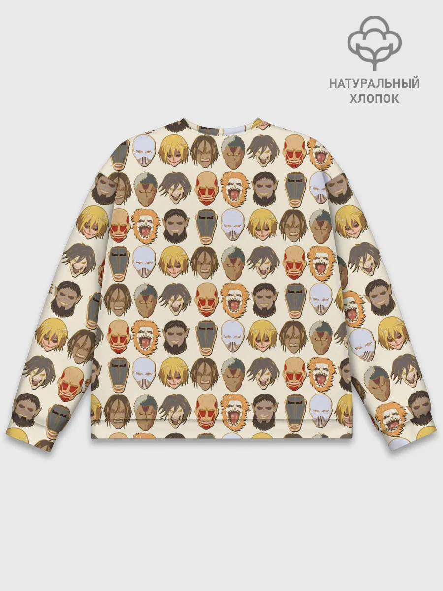 Мужской свитшот базовый / Девять титанов - паттерн