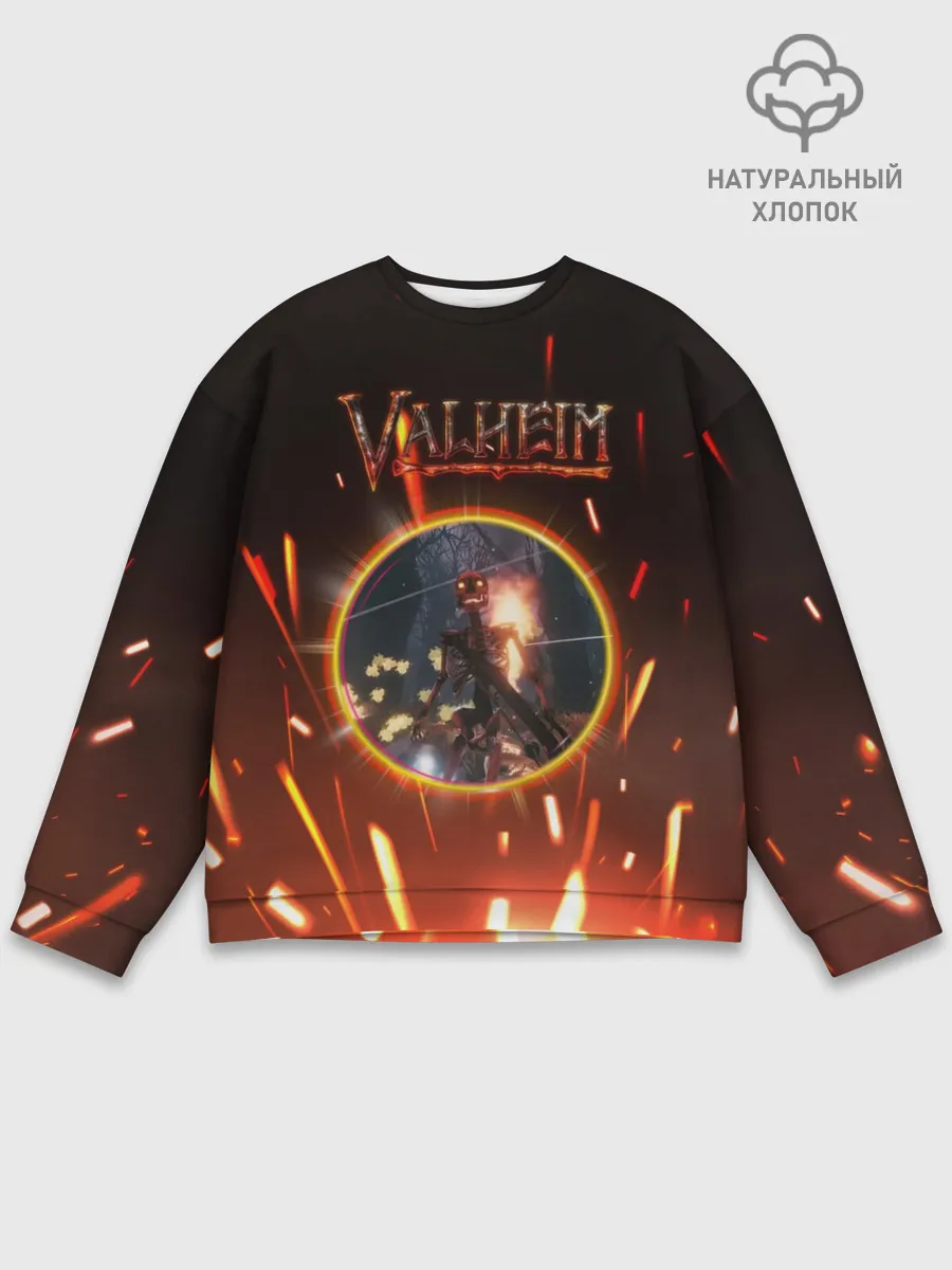 Мужской свитшот базовый / Скелет из Вальхейма