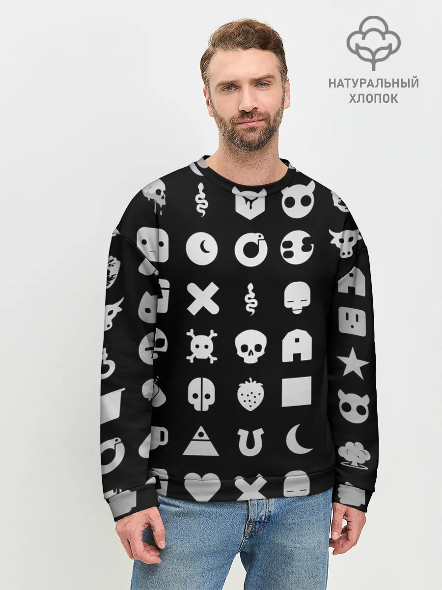 Мужской свитшот базовый / Любовь смерть и роботы