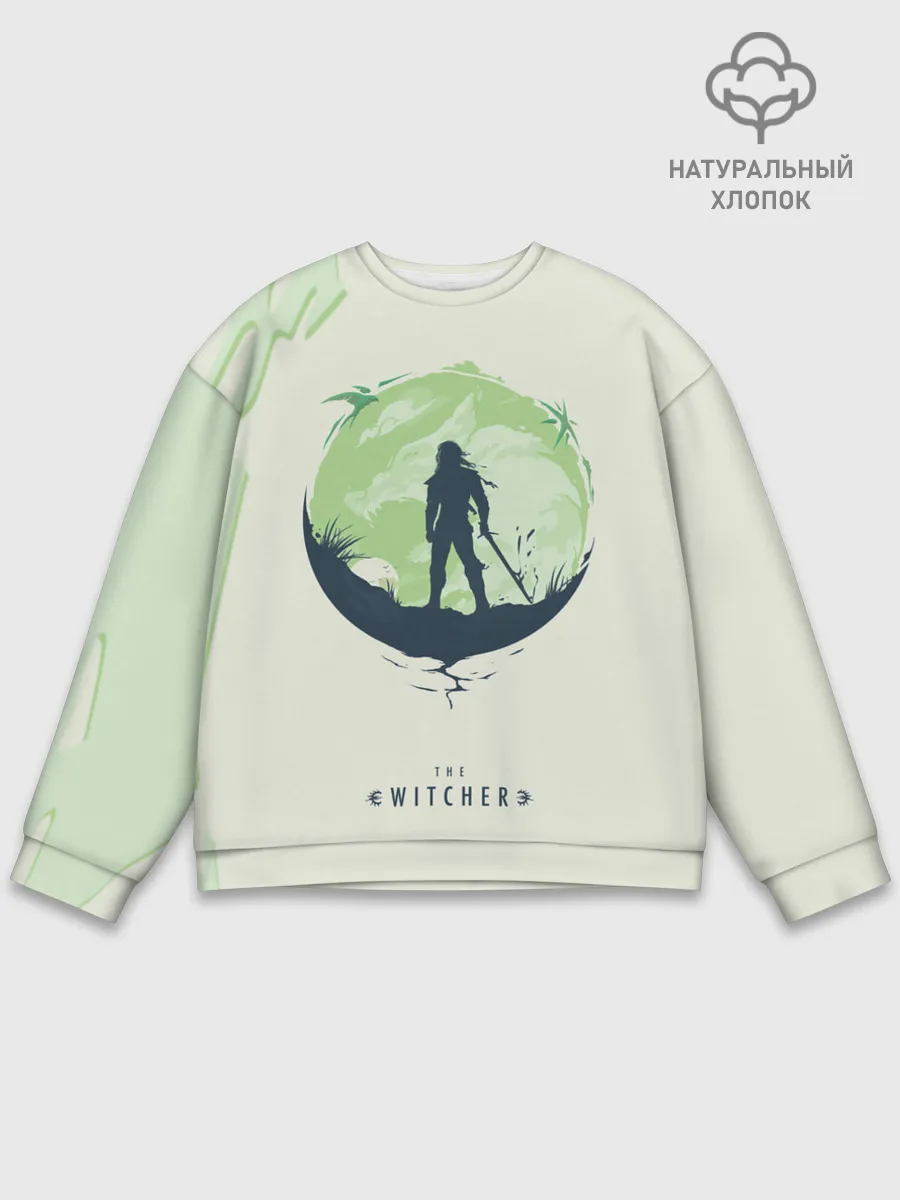 Мужской свитшот базовый / Школа волка