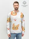 Мужской свитшот базовый / Милый Корги