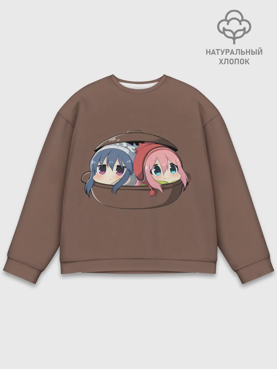 Мужской свитшот базовый / Рин и Надэсико