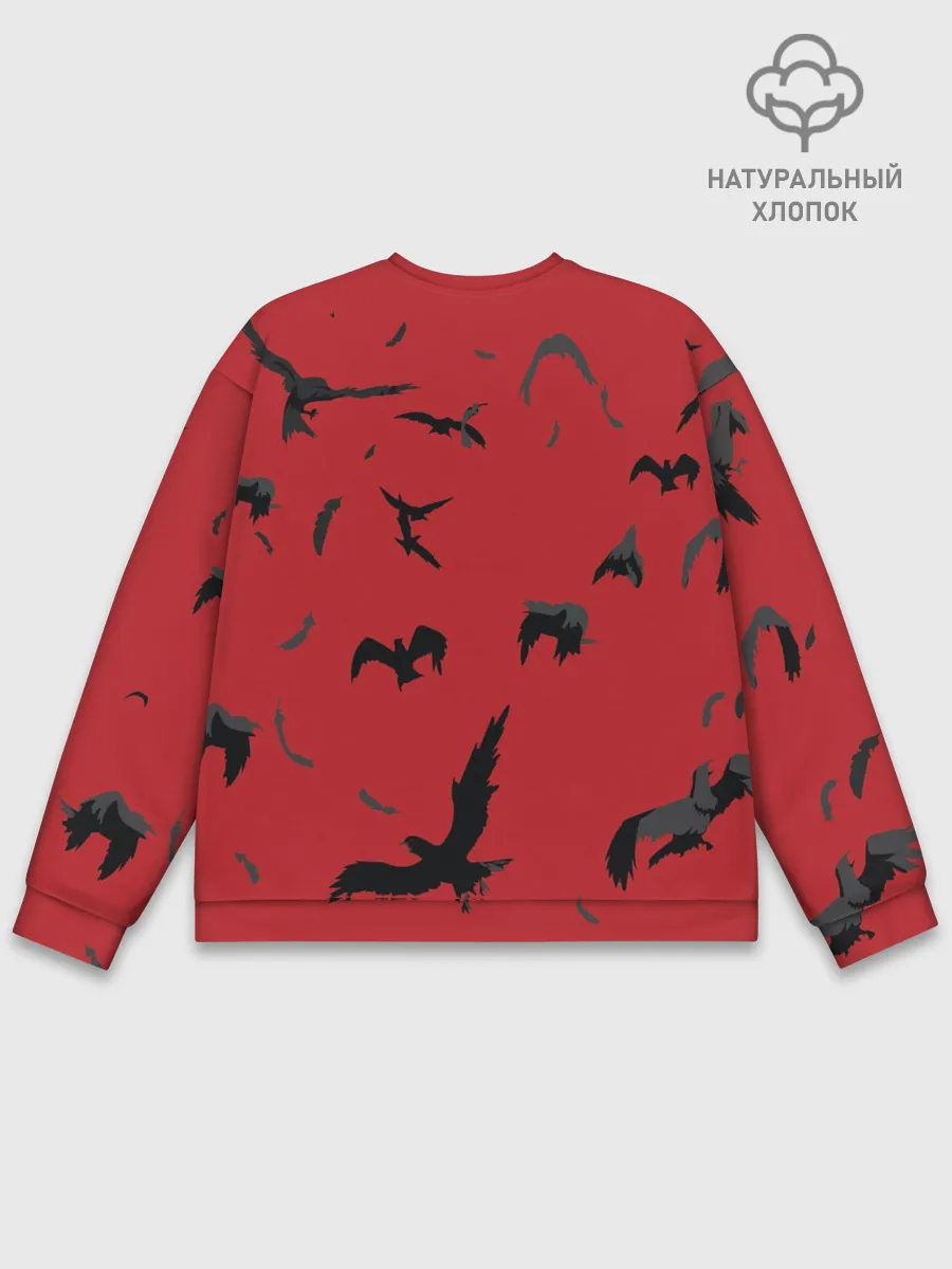 Мужской свитшот базовый / Итачи И Вороны