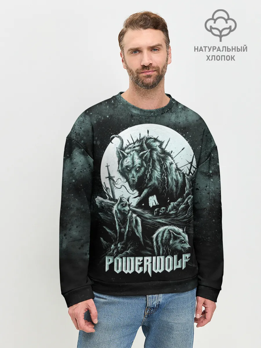 Мужской свитшот базовый / Powerwolf
