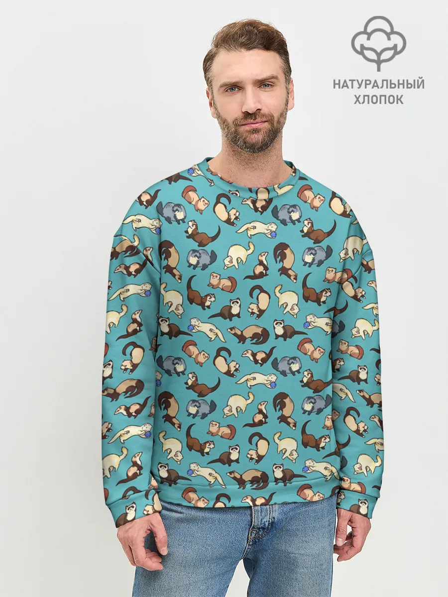 Мужской свитшот базовый / Соболи
