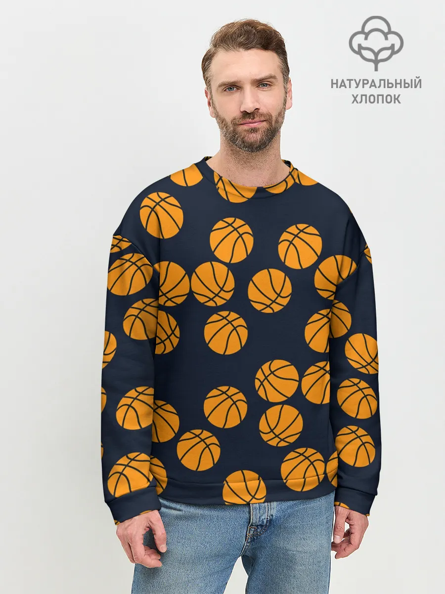 Мужской свитшот базовый / Баскетбольные мячи