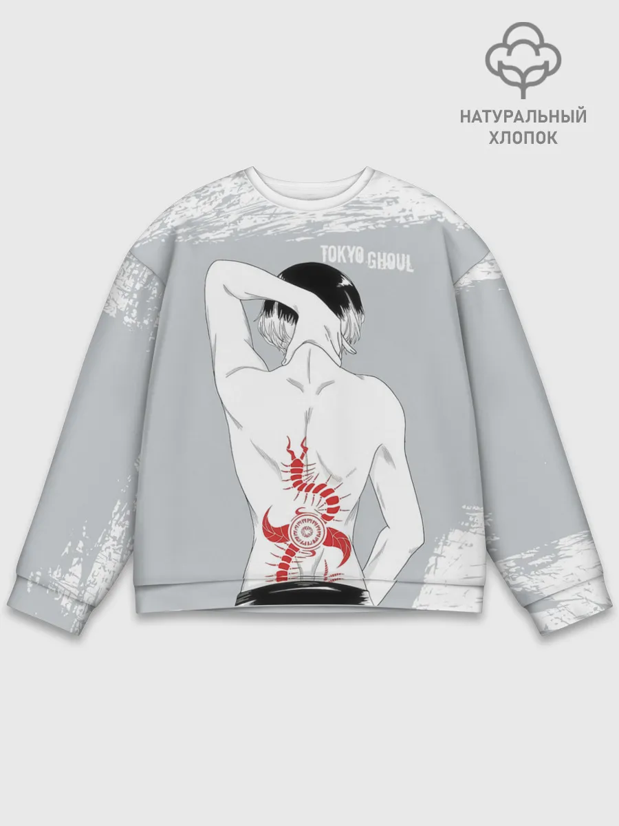 Мужской свитшот базовый / Sasaki kagune tattoo