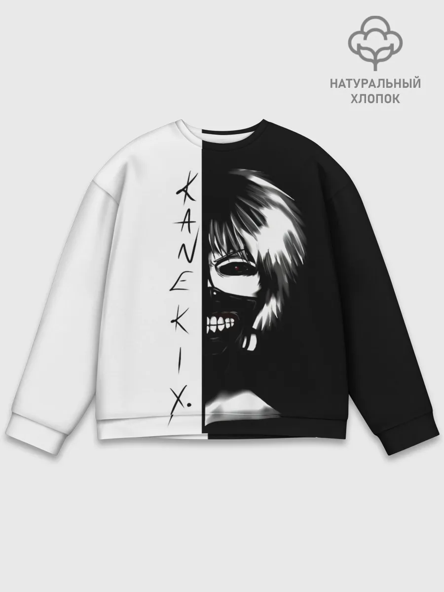 Мужской свитшот базовый / Kaneki X. | Tokyo Ghoul